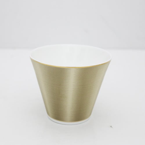 Nikko Round Fine Bone China Bowl Ø8.9xH7.3cm, 230CC, Silk Champagne