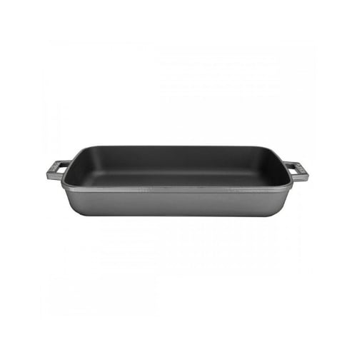 Lava Cast Iron Rectangle Roasting Dish 22x30cm,2.65L, Grey
