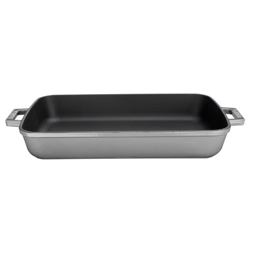 Lava Cast Iron Rectangle Roasting Dish 26x40cm,5L, Grey