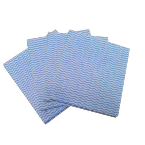 Pal Non-Woven Multipurpose Dry Wipers 35x42cm, Blue, 25-Pc/Pkt, 10-Pkt/Ctn