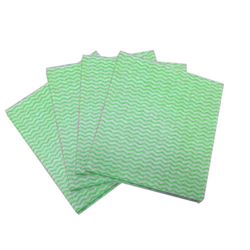 Pal Non-Woven Multipurpose Dry Wipers 35x42cm, Green, 25-Pc/Pkt, 10-Pkt/Ctn