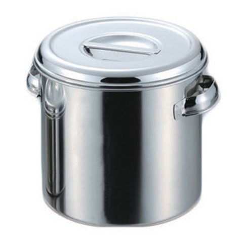 AG Stainless Steel 18-8 Round Kitchen Pot (With Handles) Ø33xH33cm, 26L