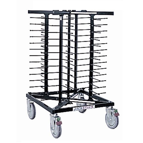 Jackstack Mobile Plate Rack For 52 Plates 24"x24"x40.55"