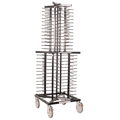 Jackstack Mobile Plate Rack For 72 Plates 24"x24"x70.5"
