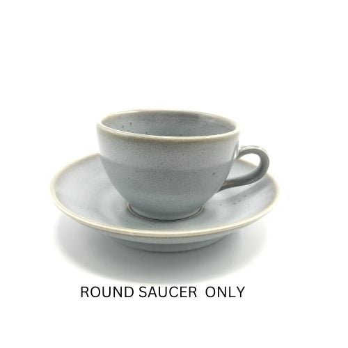 Cerabon Noma Porcelain Round Saucer For YBF2119-GY Ø16.5xH3cm , Reactive Grey