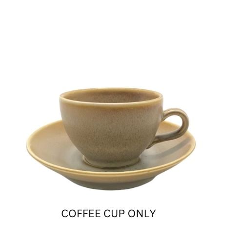 Cerabon Noma Porcelain Coffee Cup For YBF2118-Yl L12.6xW10xH6.7cm, 250ml, Reactive Yellow