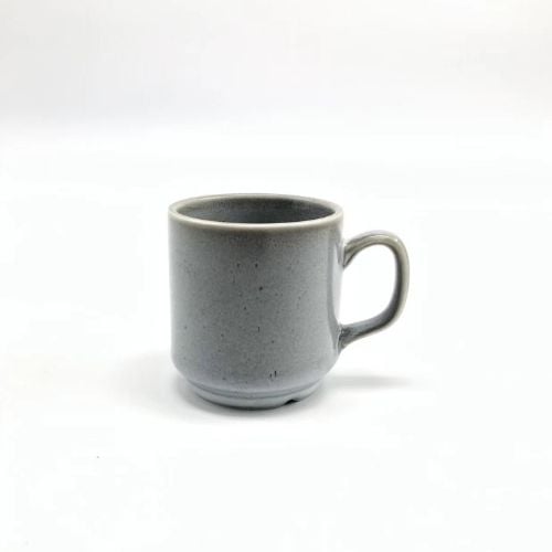 Cerabon Noma Porcelain Cup L10.6xW7.6xH8.1cm, 250ml, Reactive Grey