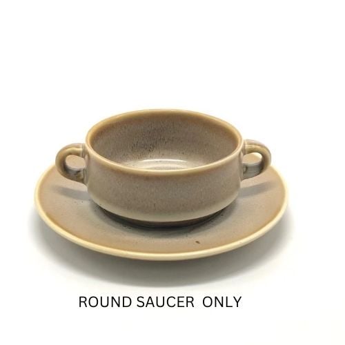 Cerabon Noma Porcelain Round Saucer For YBF2118-Yl Ø17.7xH2cm, Reactive Yellow