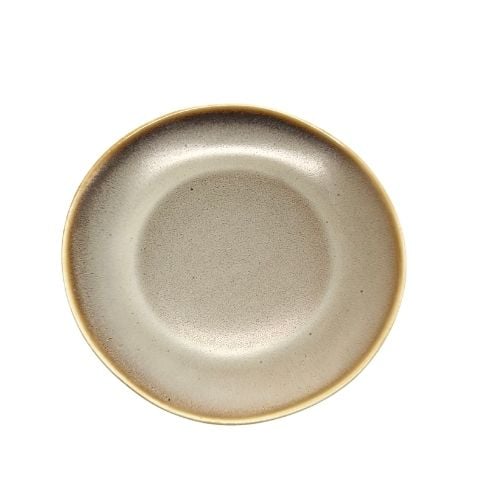 Cerabon Noma Porcelain Round Coupe Plate Ø28xH2.2cm, Reactive Yellow