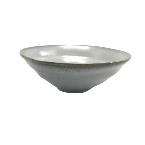 Cerabon Noma Porcelain Noodle Bowl L25.3xW24.9xH9.2cm, Reactive Grey