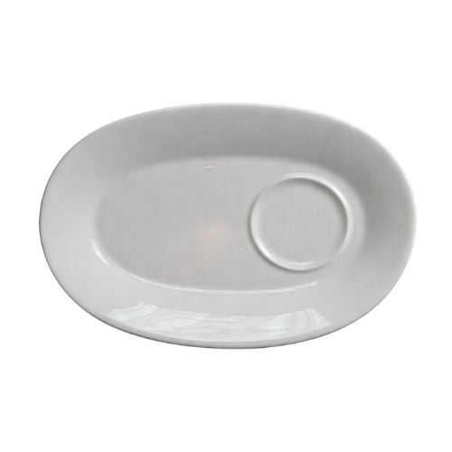 Royal Bone China Ascot Cocktail Plate 16x24.5cm