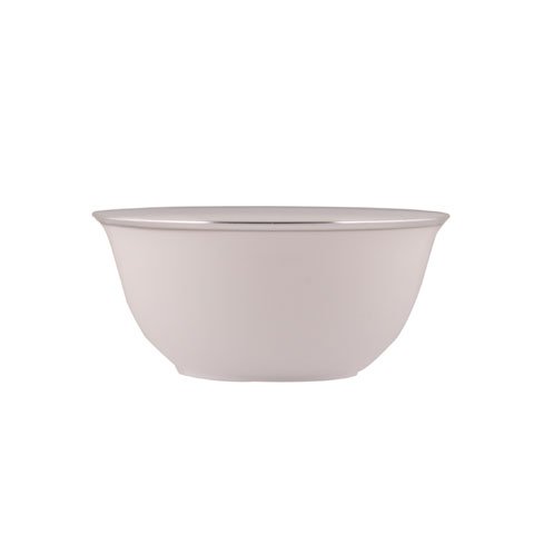 Bfooding Disposable Bowl W/Silver Rim 8Oz, 10Pcs/Pkt, White