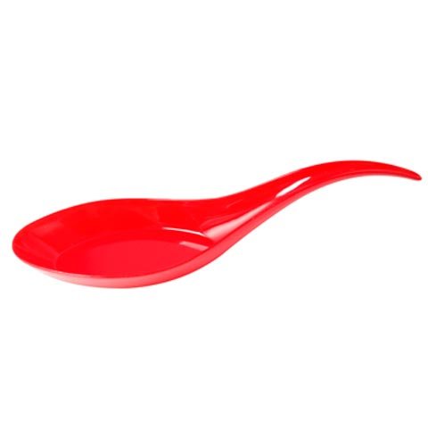 Bfooding Disposable Hors D'Oeuvre Chinese Spoon 14ml, 100Pcs/Pkt, Red