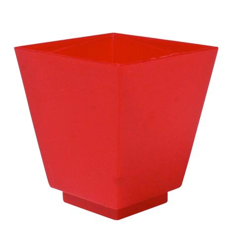 Bfooding Disposable Square Cup 58ml, 100Pcs/Pkt, Red