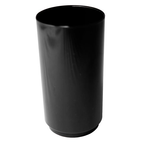 Bfooding Disposable Round Tube Cup 75ml, 50Pcs/Pkt, Black