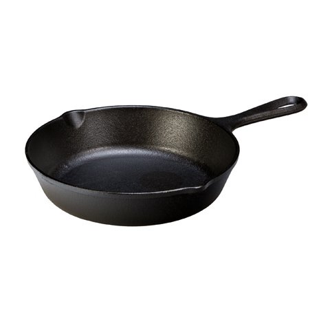 Lodge Round Cast Iron Skillet With Spout Ø8"