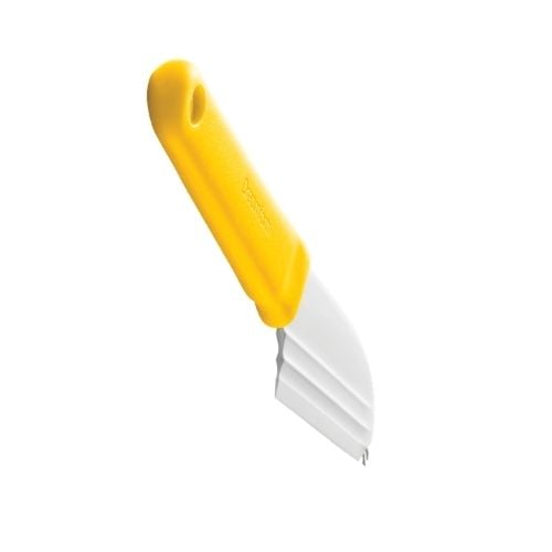 Dreamfarm Nylon Knibble Lite Cheese Knife 3-In-1 Slices, Spreads & Forks L23xW4.1cm,Yellow