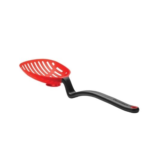 Dreamfarm Nylon Lestrain Scoop Strainer Dripless Sit Up Strainer L28.8xW9.9cm,Red