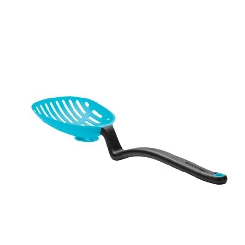 Dreamfarm Nylon Lestrain Scoop Strainer Dripless Sit Up Strainer L28.8xW9.9cm,Blue