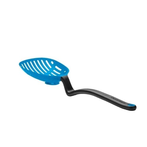 Dreamfarm Nylon Lestrain Scoop Strainer Dripless Sit Up Strainer L28.8xW9.9cm,Classic Blue