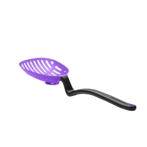 Dreamfarm Nylon Lestrain Scoop Strainer Dripless Sit Up Strainer L28.8xW9.9cm,Purple