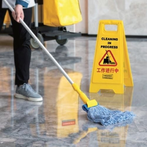 =FHA= Vicando Cotton Mop L15.5cm, Blue