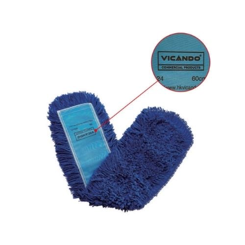 =FHA= Vicando Dust Mop L66 xW16.8cm, Blue