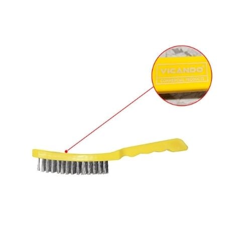 =FHA= Vicando Wire Steel Brush L26.5 xW3 X H2.4cm