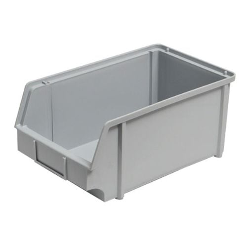 Standard Plastic Stackable Container L33xW21xH15.5cm, 8L, Grey