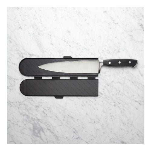 Bisbell Polypropylene Magnetic Blade Guard For Knives With Max L138.6cmxW5cm, Black