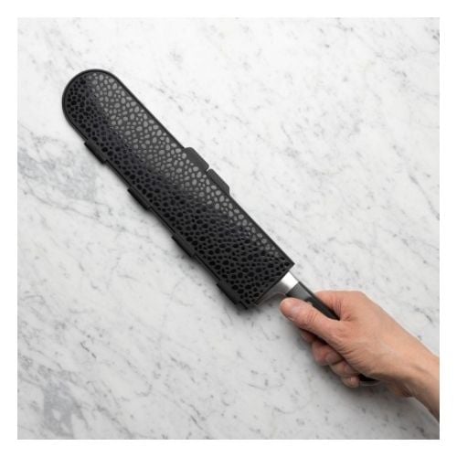 Bisbell Polypropylene Magnetic Blade Guard For Knives With Max L138.6cmxW5cm, Black