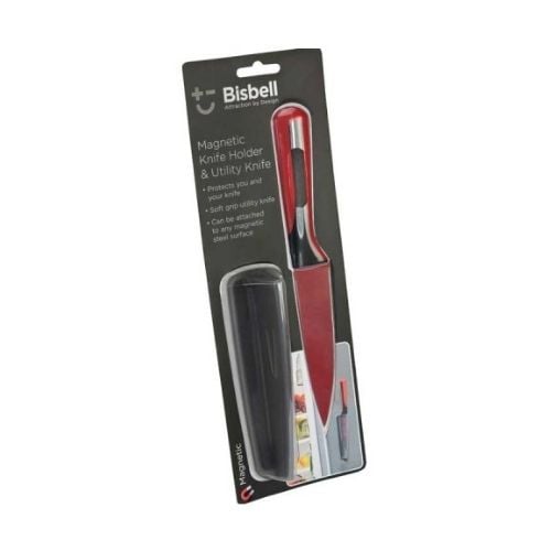 Bisbell Magnetic Knife Holder And 10cm Utility Knife