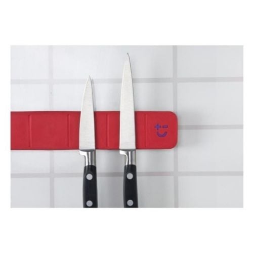 Bisbell Magnetic Knife Rack For 5 Knives , L30cm, Red, Magmates