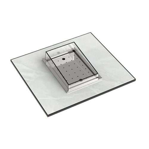 =FHA= Movendis 1/2 Module Ice Type 1 L96.5Xw86.5Xh33.5cm,White Marble