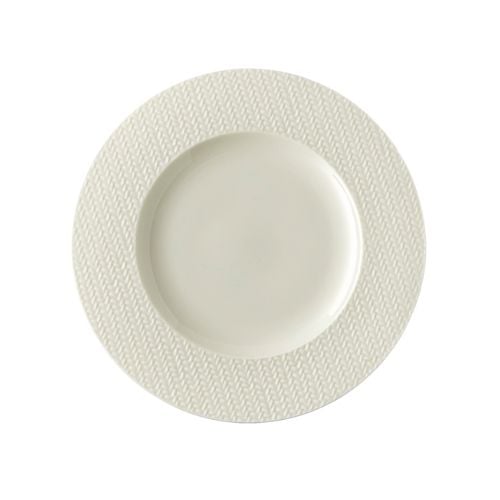 Rosenthal Porcelain Round Rim Plate Ø17.6xH1.9cm, White, Kumi