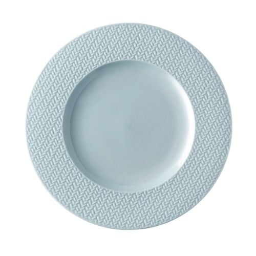 Rosenthal Porcelain Round Rim Plate Ø17.6xH1.9cm, Blue, Kumi