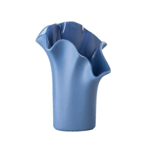 Rosenthal Porcelain Vase L6.7xW5.3xH9.6cm, Midnight, Asym