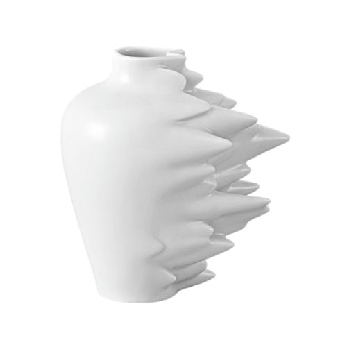 Rosenthal Porcelain Vase L10.5xW8xH10cm, White, Fast
