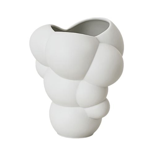 Rosenthal Porcelain Vase L4.9xW5.8xH14cm, Matt White, Skum