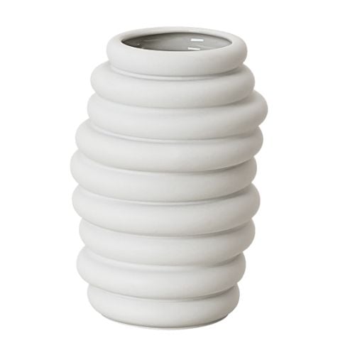 Rosenthal Porcelain Vase L4.9xW5.8xH14cm, Matt White, Hop