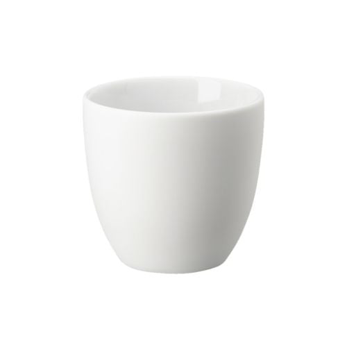 Rosenthal Porcelain Round Lungo Espresso Double Wall Cup H7.7cm, 180ml, Silky White, The Cup+