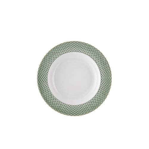 Rosenthal Porcelain Round Plate Ø22.5xH3.4Cm 300ml, Carreau Vert, Francis