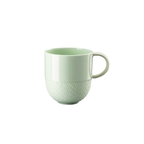 Rosenthal Porcelain Round Mug With Handle Ø8.3xH9Cm 340ml, Mint Tone, Kumi