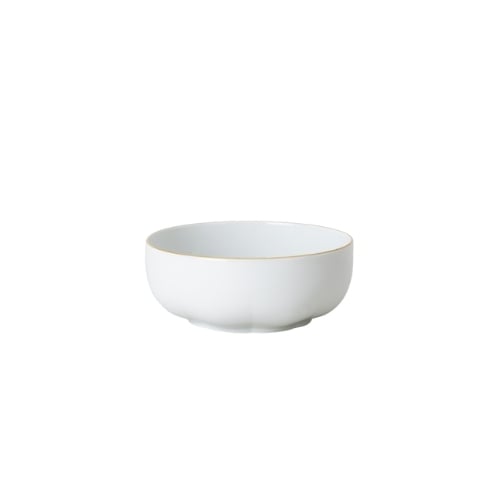 Rosenthal Porcelain Round Bowl Ø17.9xH7.1cm, 1.2L, Oro, Sonetto