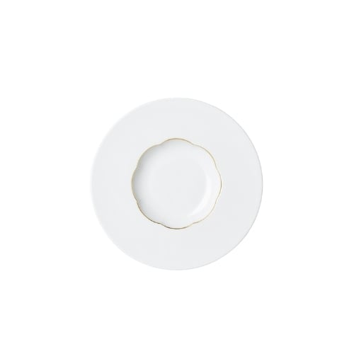 Rosenthal Porcelain Round Deep Plate Ø22.2xH2.6cm, 100ml, Oro, Sonetto