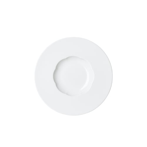Rosenthal Porcelain Round Deep Plate Ø22.2xH2.6cm, 100ml, Bianco, Sonetto