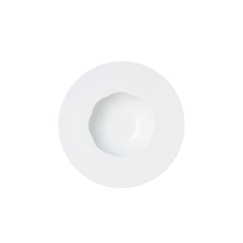 Rosenthal Porcelain Round Plate Ø28.1xH5.8Cm 450ml, Bianco, Sonetto