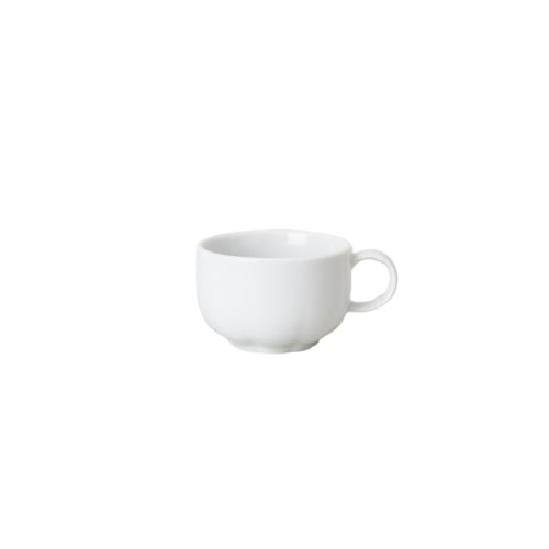 Rosenthal Porcelain Round Espresso Cup Ø7xH4.6cm, 100ml, Bianco, Sonetto