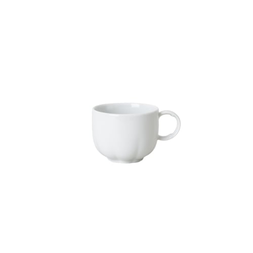 Rosenthal Porcelain Round Combi Cup Ø9.1xH7.2cm, 300ml, Bianco, Sonetto