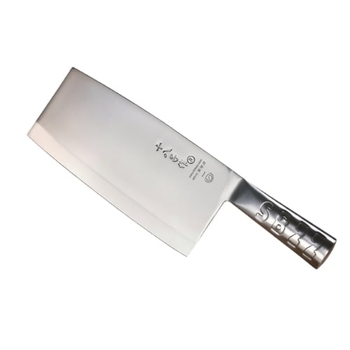 Shibazi Stainless Steel Flying Ball Chopping And Slicing Knife With Stainless Steel Handle, L32.3x11cm, Blade L21.cm